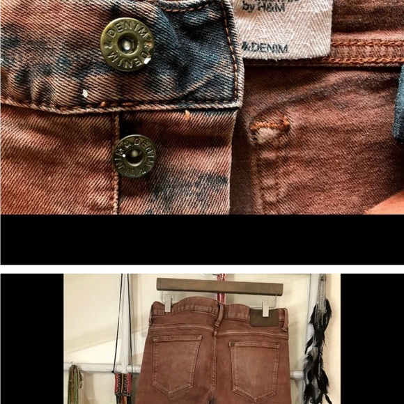 Vintage H&M Destroyed Acid Wash Bleached Jeans - Picture 7 of 8